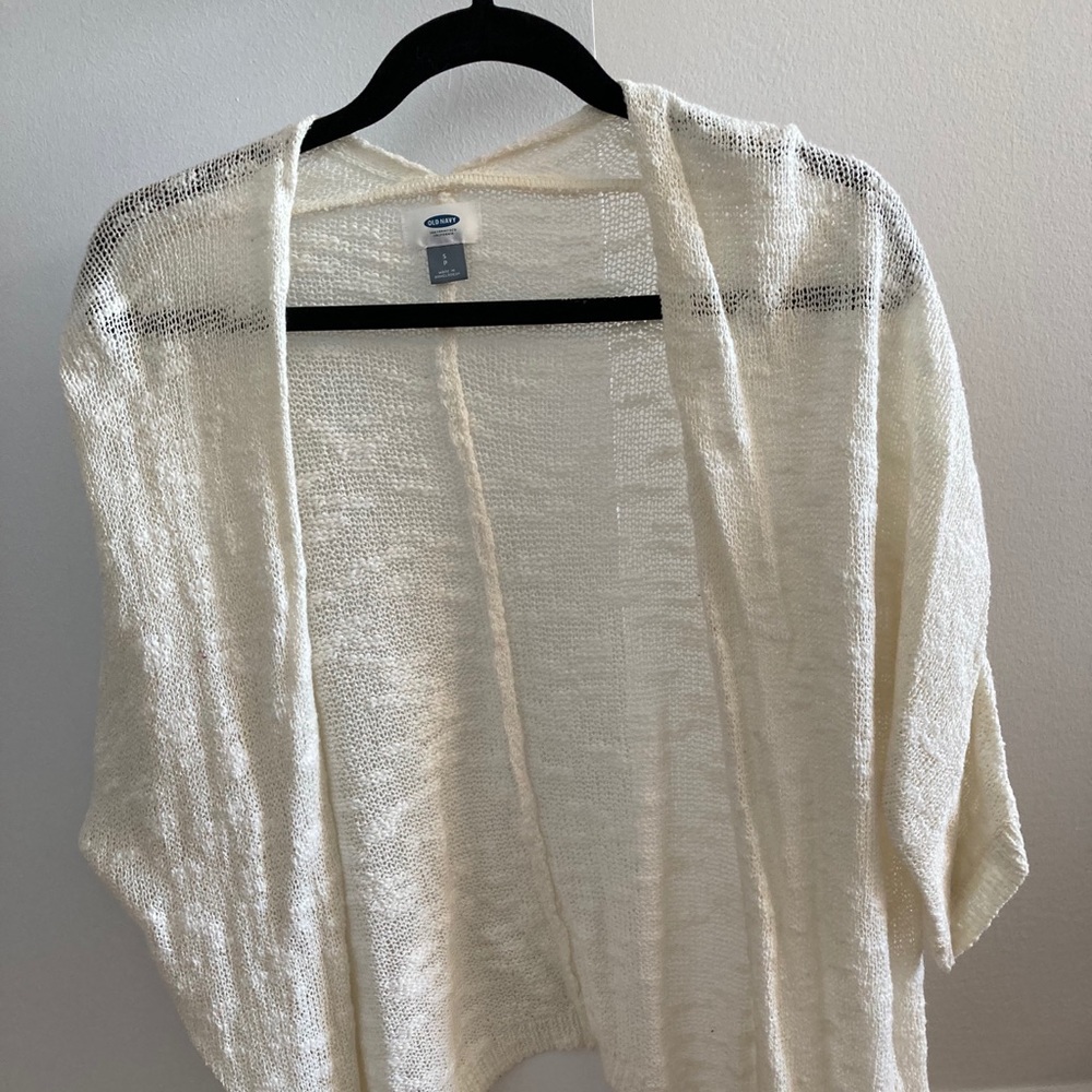 OLD NAVY cute white cardigan